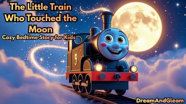 ⭐ The Little Train Who Touched the Moon 🌙🚂 | Cozy Bedtime Story for Kids