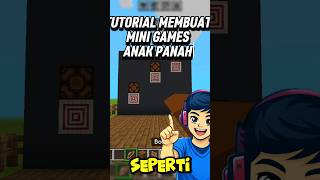 TUTORIAL MEMBUAT MINI GAME ANAK PANAH DI MINECRAFT #minecraft #building #tutorial