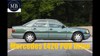 Player Profile 1994 Mercedes-Benz E420 POV Driving Video - The MB Market
