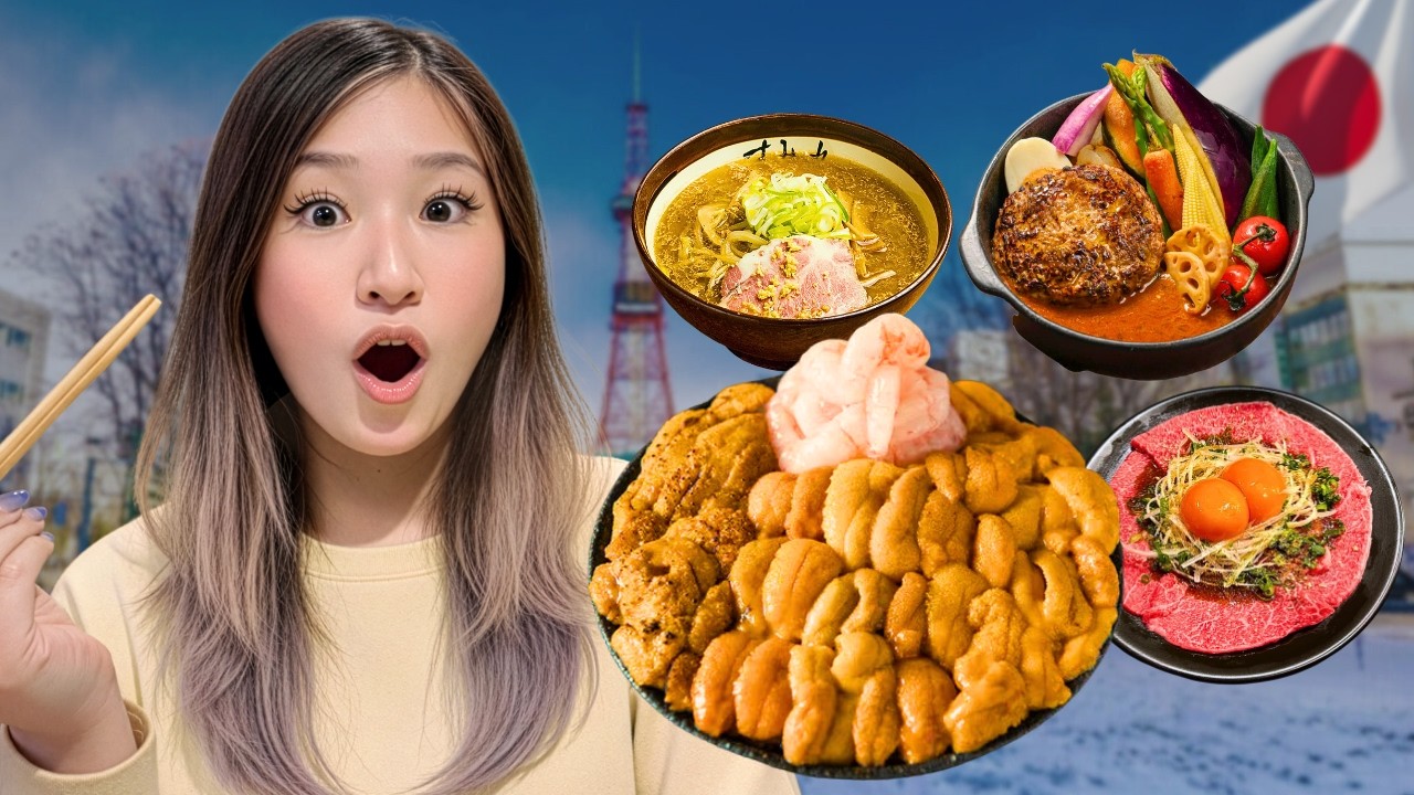 Trying SAPPORO's Most FAMOUS Foods ❄️ Hokkaido Japan Food Tour