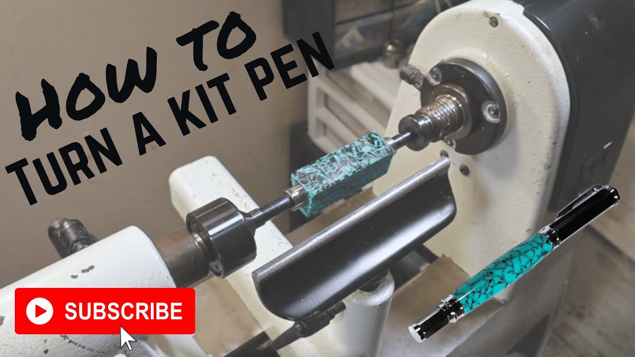 Pen Plus Process Process of turning a pen (Vertex pen kit), How to guide - YouTube