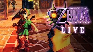 Zelda: Majoras Mask 64 (NSO) LIVE - PART 1 (First Cycle - Woodfall Temple)