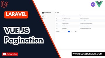 Laravel Inertia Vue JS Pagination Example
