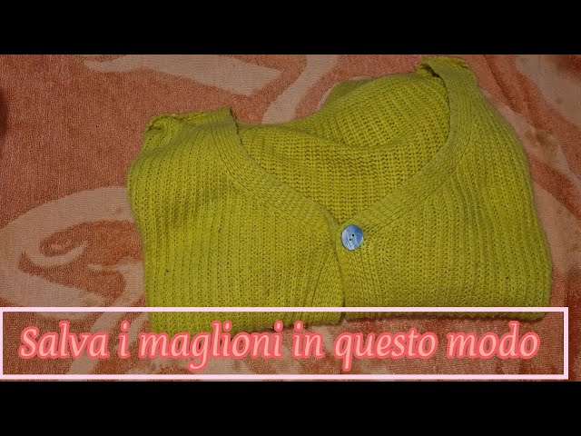 Come salvare un maglione infeltrito - Soluzioni di Casa