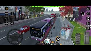 Dubai airport city bus 🚍 heavy driving 🚍 gaming video 🎥🎮#like  #game 🎮#bus screenshot 5