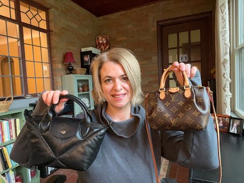 How small is small? Compare Louis Vuitton Nano Turenne and Longchamp XS 