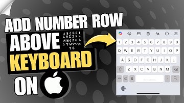 How to Add Number Row to iPhone Keyboard 🔢 | Enable Number Row on iPad Keyboard
