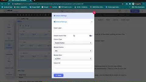 Helix Ultimate 2 - new Mega Menu builder preview