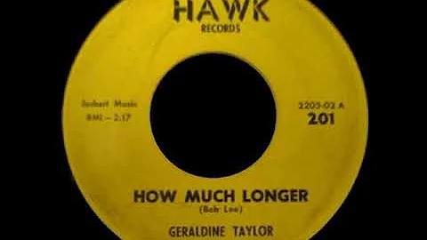 Geraldine Taylor - How Much Longer