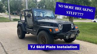 NO MORE BREAKING STUFF? 2006 Jeep Wrangler TJ Skid Plate Install