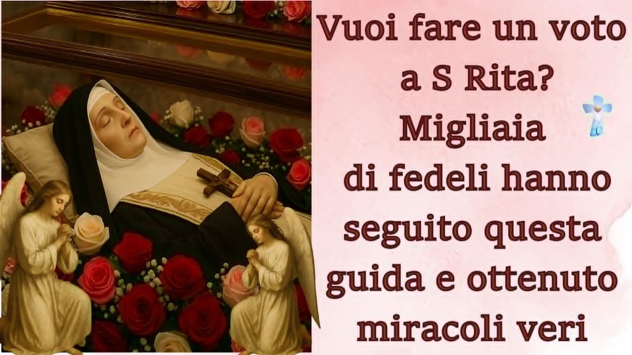 Vuoi fare un voto a S Rita? Migliaia di fedeli hanno seguito questa guida e ottenuto miracoli veri
