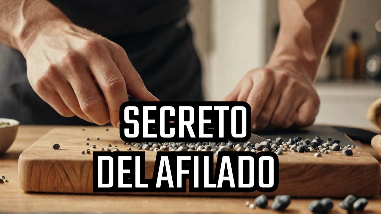 Cómo afilar cuchillos como un samurái (sin gastar en afilado profesional)