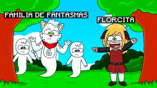 ¡JUGAMOS MINECRAFT PERO TENGO UNA FAMILIA DE FANTASMAS! 😂 👻 | SRGATO X FLOR ADOPTAN UNA FAMILIA