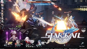 Welt and Clara Destroy Gepard in Simulated World 3 Stage 2 full AFK Battle | Honkai Star Rail