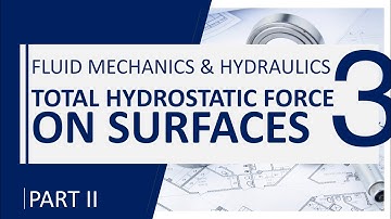 Fluid Mechanics and Hydraulics - Total Hydrostatic Force on Surfaces Part II