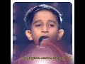 Karnataka boy  performance in voice of kids  honey  creationz