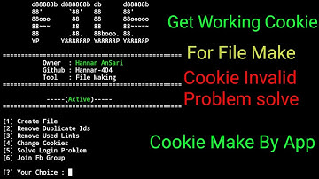 How to Make Working Cookie | Get Woking Cookie For File make Command | How to make Cookies |