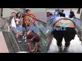 Man Thong Prank on the Escalator Part 2 (KICKED OUT!!)