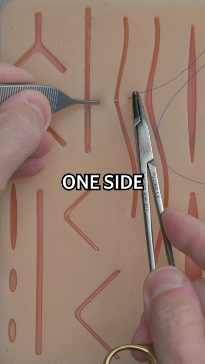 The Horizontal Mattress Stitch #surgeon #suture #medicine #medicaleducation
