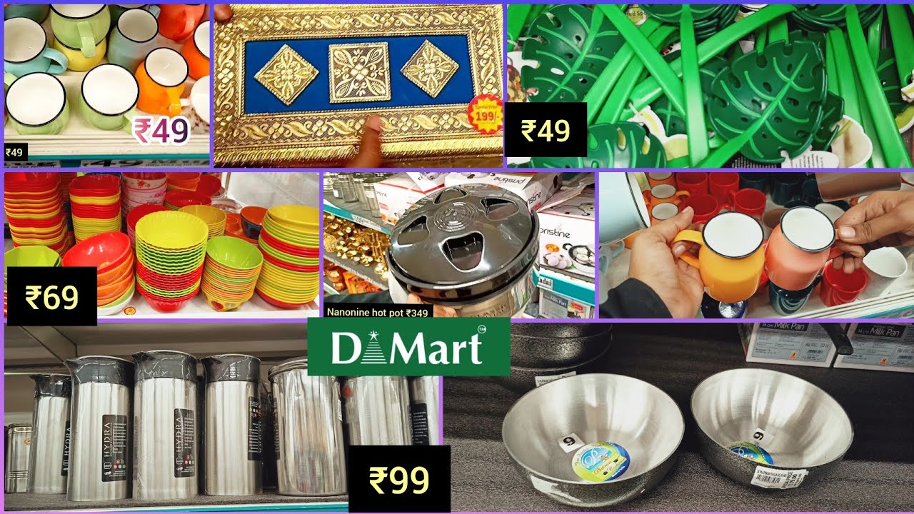 Dmart diwali offer 😍buy 1 get 1 offer on Every product/dmart stainless steel collection/dmart mall