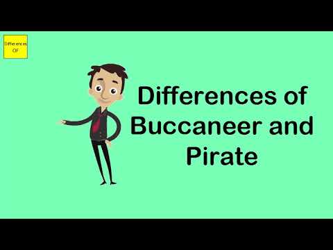 Differences of Buccaneer and Pirate
