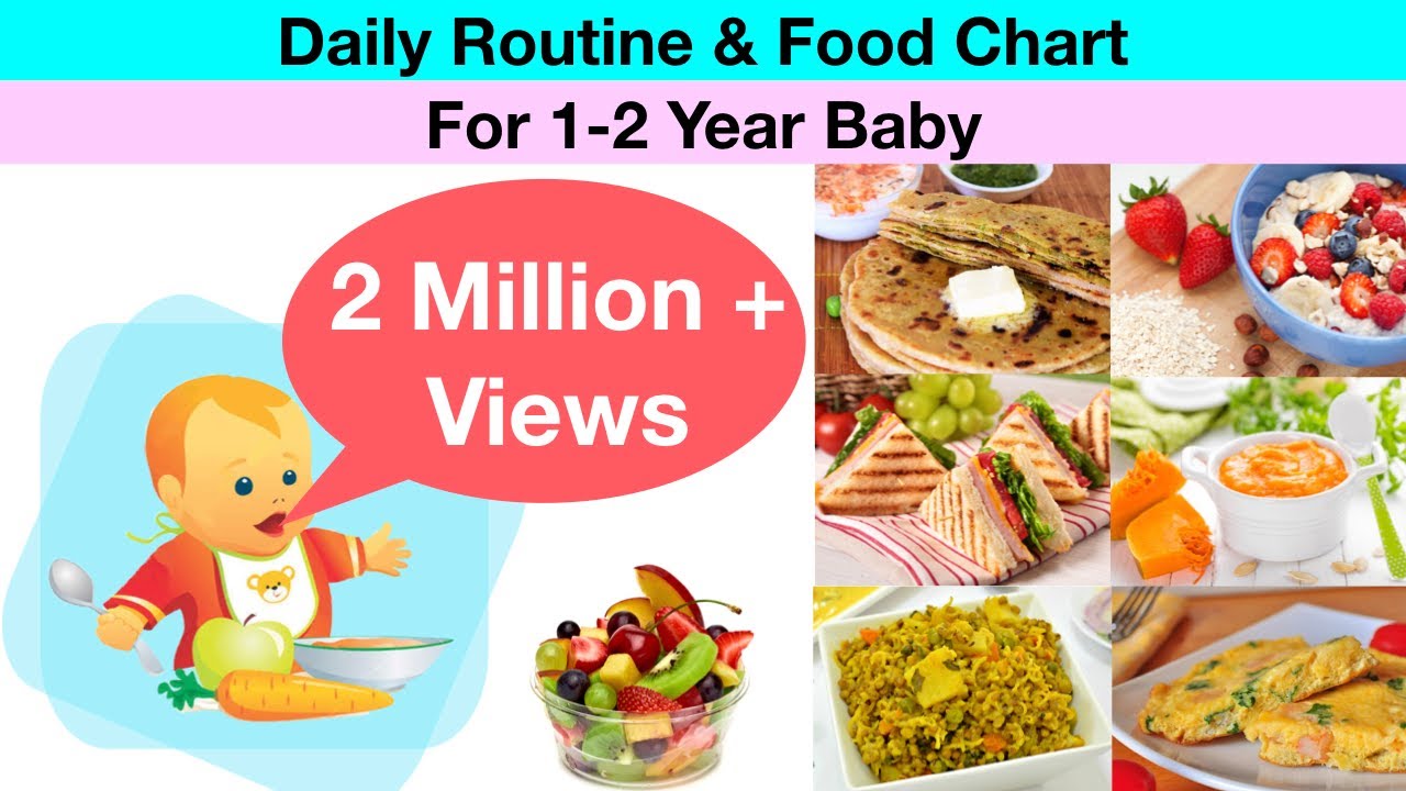 1 Year Old Baby Diet Chart Indian