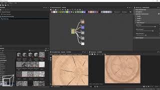Wood Log PBR Texture Generator