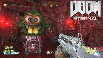 Doom Eternal Xbox One X Walkthrough Part 6 - Cultist Base ALL SECRETS