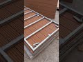 Self-leveling deck floor system