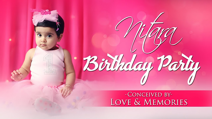 Nitara 1st Birthday Party | By Love & Memories