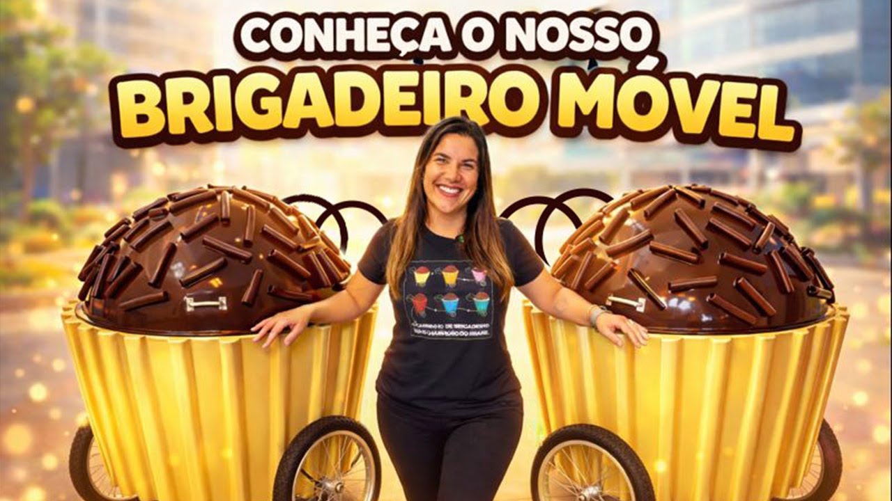 Conheça o nosso BRIGADEIRO MÓVEL! - Carrinho de Brigadeiro