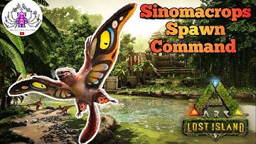 ARK lost Island New Dinos Spawn Command : Sinomacrops