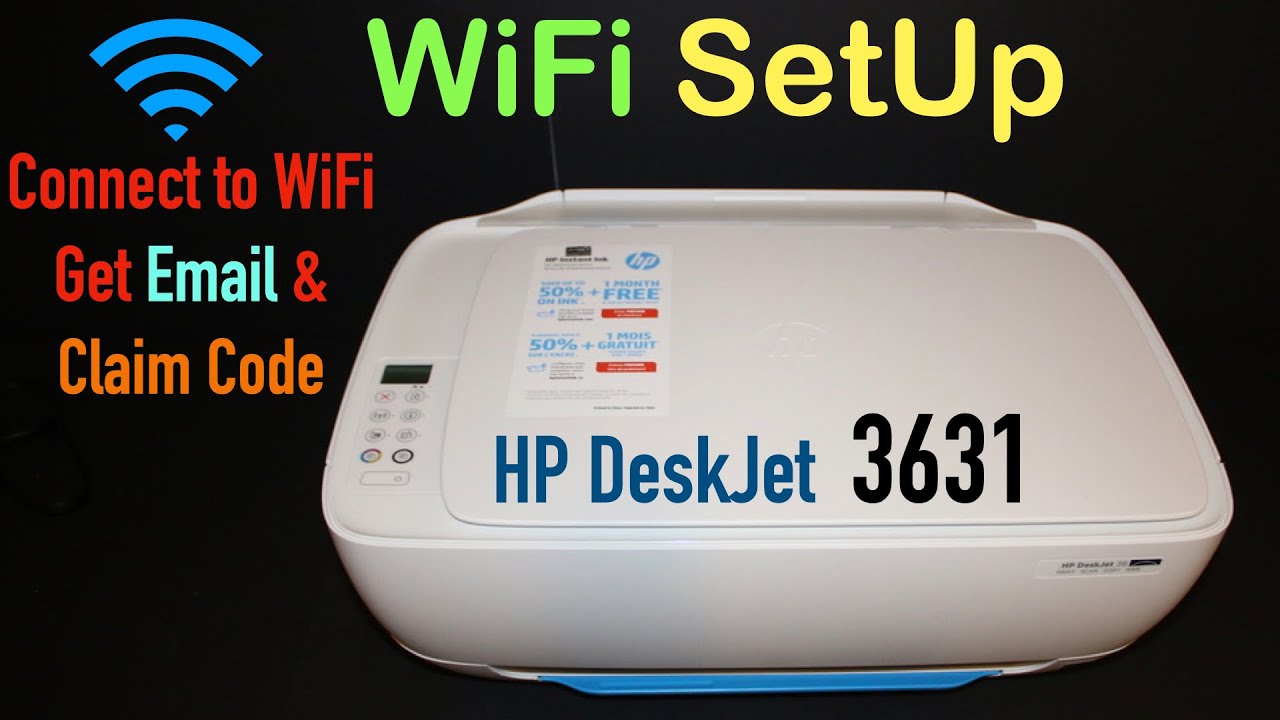 HP DeskJet 3631 WiFi SetUp, Connect to home or office WiFi Network