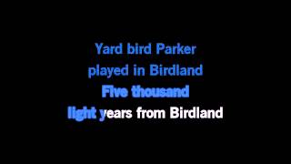 Manhattan Transfer Birdland Karaoke chords