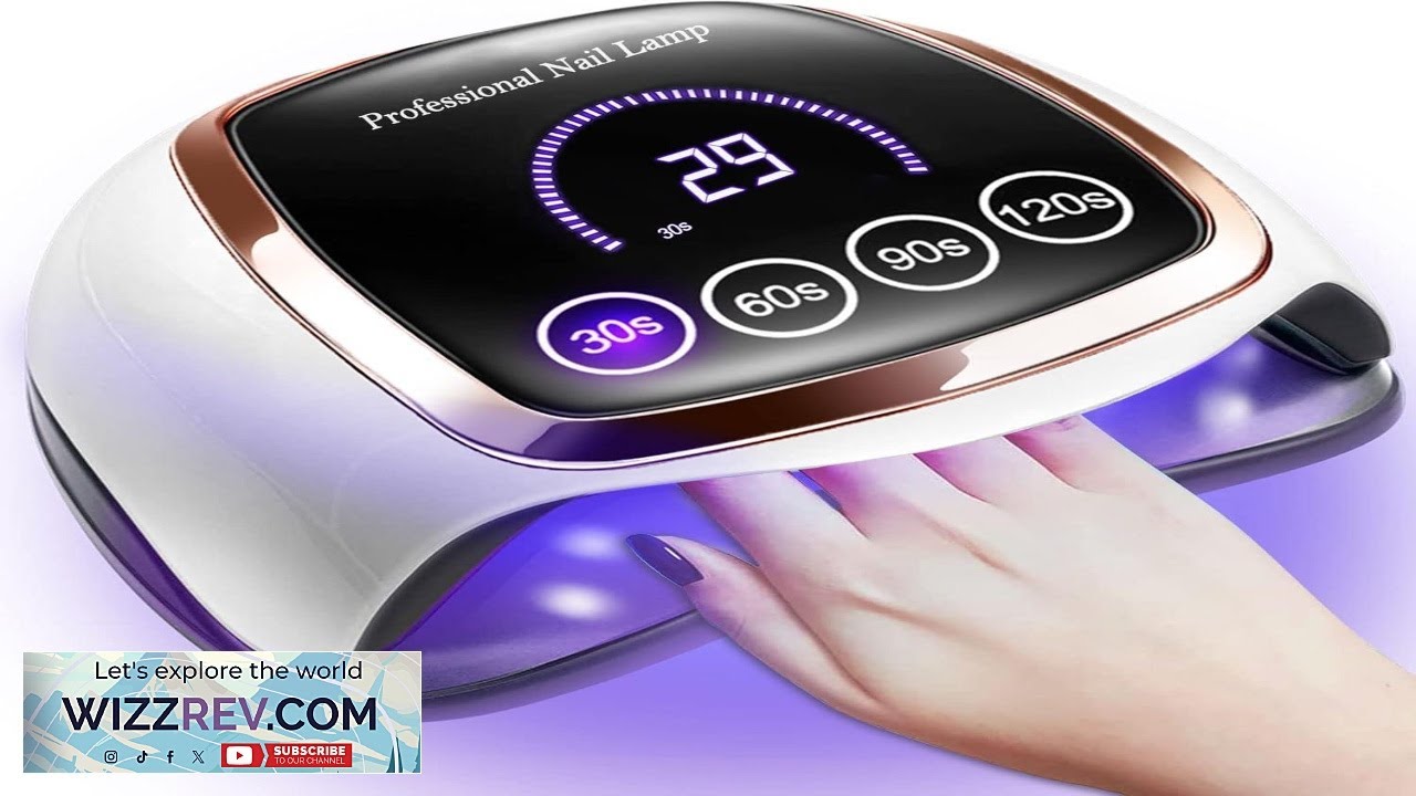 Gugusure UV LED Nail Lamp 180W Nail Dryer for Gel Polish Review