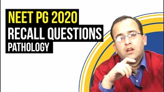 Pathology Neet PG 2020| Recall Questions by Dr Sushant Soni| Dr. Bhatia videos |DBMCI|