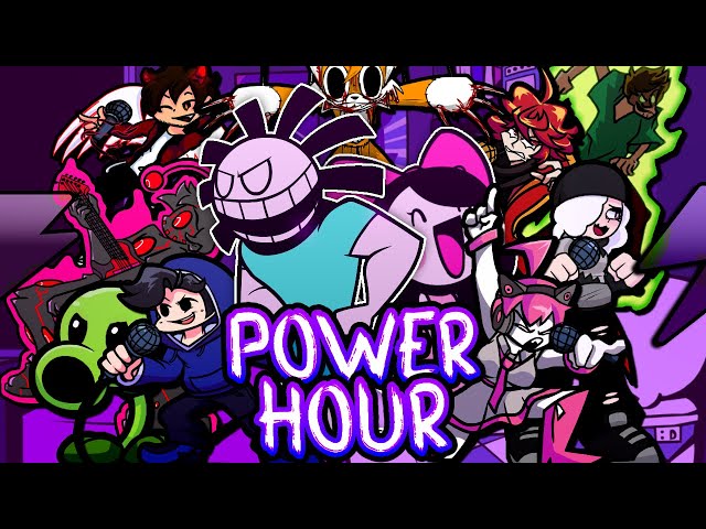 Power Hour but Every Turn a Different Character Sings 🎶⚡ (FNF Twinsomnia Everyone Sings It) class=