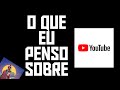 o que eu penso sobre - problemas e canais super pequenos