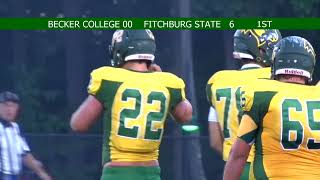 2013 - Fitchburg State vs Becker College - Football 9/6/2013