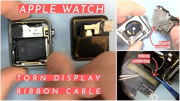 Apple Watch has a torn display ribbon cable