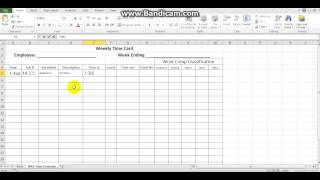 Weekly Time Card Calculator Preview screenshot 5