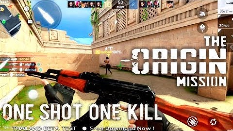 The Origin Mission | AK-47 Gameplay | MVP | CSGO Mobile | Maya Map | Global Offensive Mobile