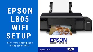 Epson L805 Wifi Setup & Print Directly from Mobile Phone | Epson iPrint screenshot 3