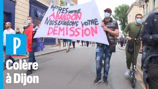 Dijon: après les violences, des manifestants demandent la démission du préfet