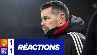 On perd deux points aujourd'hui : les réactions après Nantes - OL (1-1)