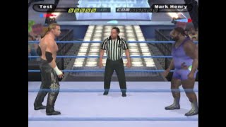 WWE Smackdown! Shut Your Mouth PS2 2002 Test Vs Mark Henry On Smackdown! 2002