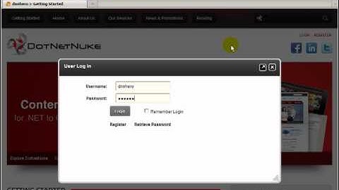 DotNetNuke Tutorial - How to disable the new pop ups in DNN 6 - Video #268