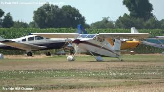 Wittman W-10 Tailwind (I-NUCC) landing at Fly Party 2022