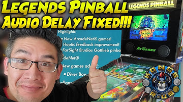 Legends Pinball Audio Delay Fixed!!  Improved Gottlieb Tables (AtGames)