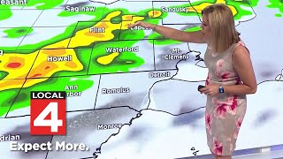 Metro Detroit weather forecast May 13, 2024 -- Noon Update